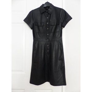 BCBGMaxAzria Faux Leather Dress